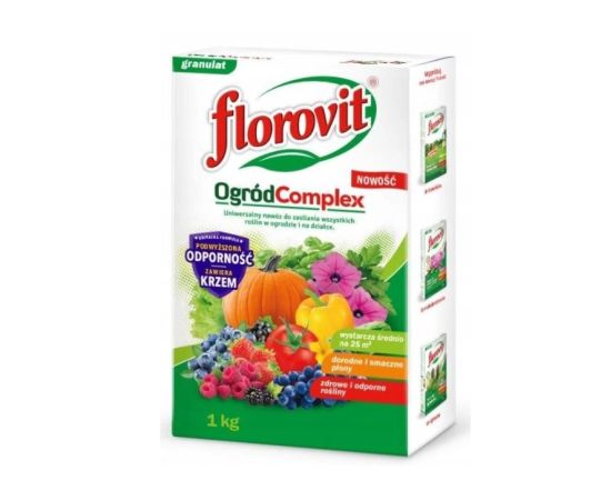უნივერსალური სუბსტრატი Florovit Garden Complex granular fertilizer 1 kg