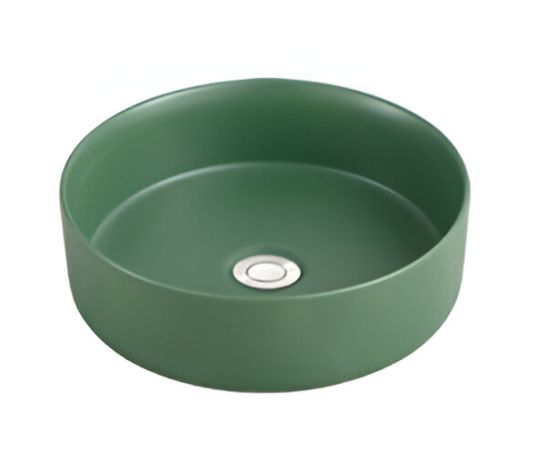 Washbasin countertop Osis Art basin 8450ML Matt Green 36x12 cm