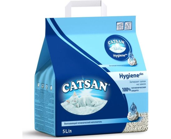 Наполнитель для кошачьего туалета Catsan Hygiene plus 5 л