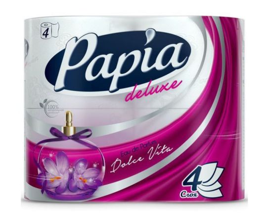 ტუალეტის  ქაღალდი Papia 4 ცალი