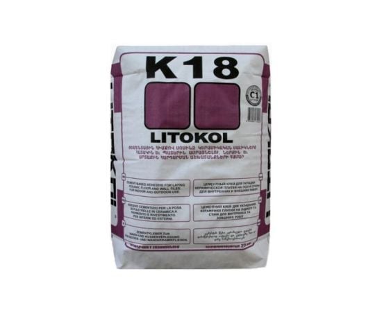 Glue for tiles Litokol K18 25 kg frost-resistant