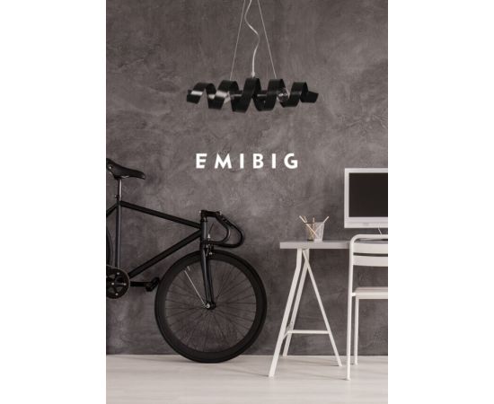 ჭაღი EMIBIG SAKER E27 2x MAX 40W შავი