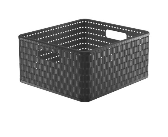 Storage basket Rotho 14l COUNTRY anthracite