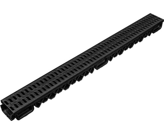 Drainage tray Torun Plastik  black 100*60*1000mm class A15