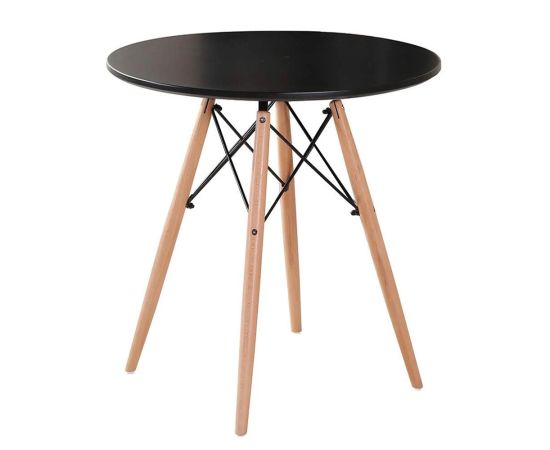 Kitchen table 822 80 cm black