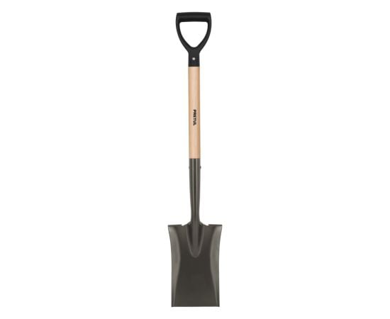 Scoop shovel with wooden shaft Pretul PE-P 18x99 cm
