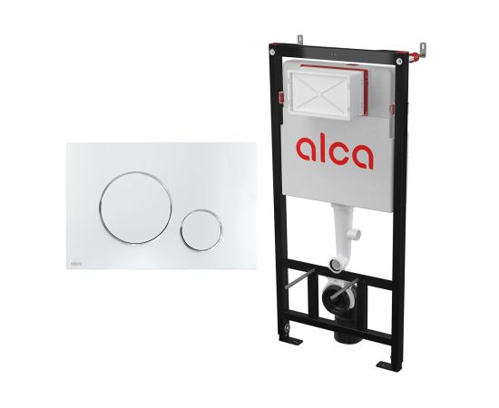 Installation system for suspended toilet Alcadrain AM101/1120 + button M671