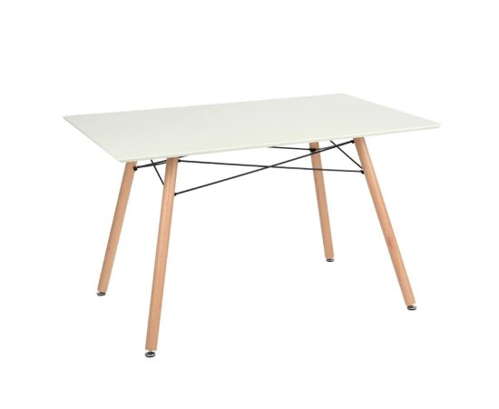 Dining table London S 110x70x72 cm white