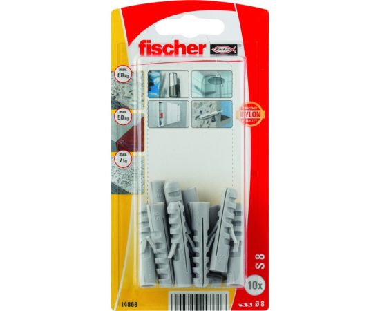 განმბჯენი დიუბელი Fischer S8 10 ც.