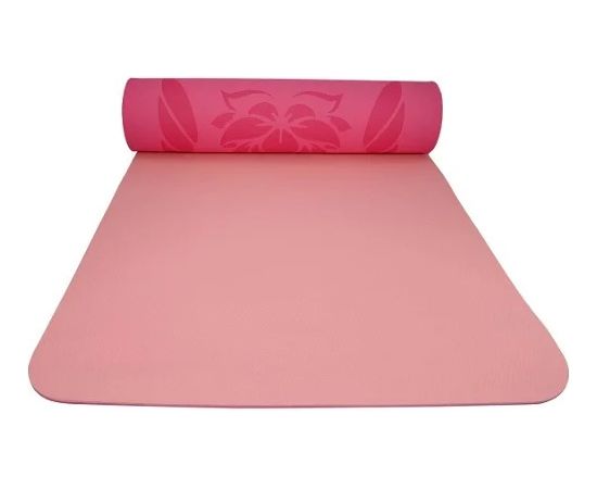 Yoga mat LifeFit Lotos Duo 183x58x0.6 cm pink
