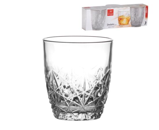 ჭიქების ნაკრები  Bormioli Rocco Dedalo 1x3 260მლ