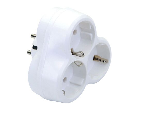 Splitter grounded NE-AD 10009 3 sectional white