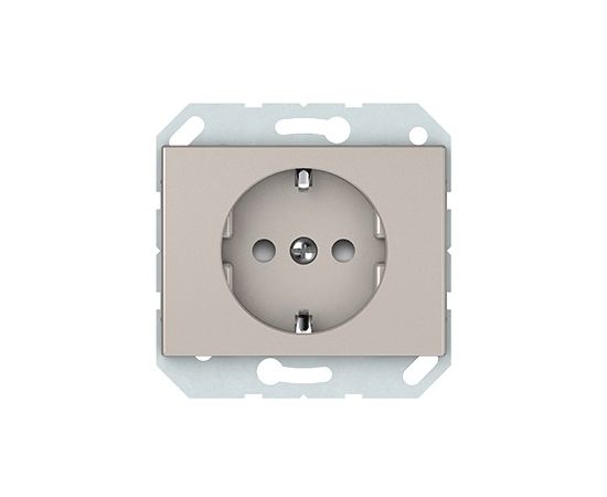 Power socket without frame grounded with curtains Vilma RP16-002-22 ch 1 sectional champagne