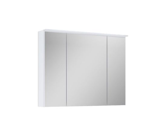 Wall cabinet with mirror and LED panel Elita 80 3D white