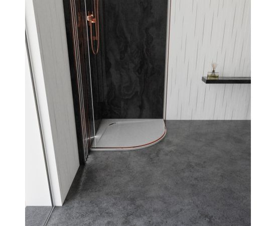 Artificial stone shower tray VAYER BUMERANG 90X90 cm