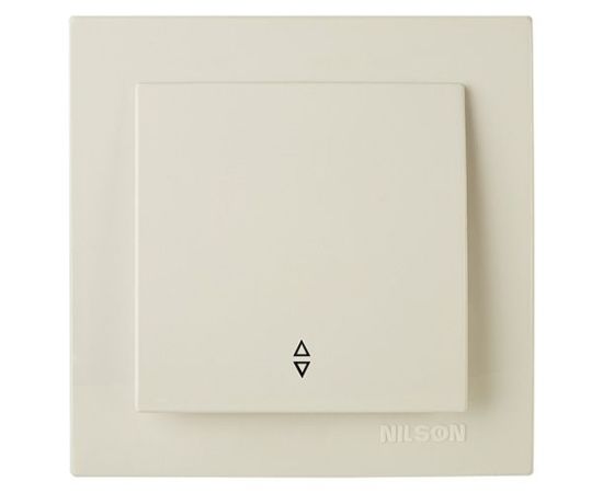 Switch pass-through Nilson TOURAN 24121007 1 key cream