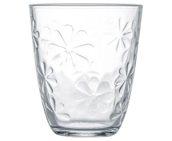 Low juice glass with flowers Luminarc 310ml NEO FLOWERS/270211