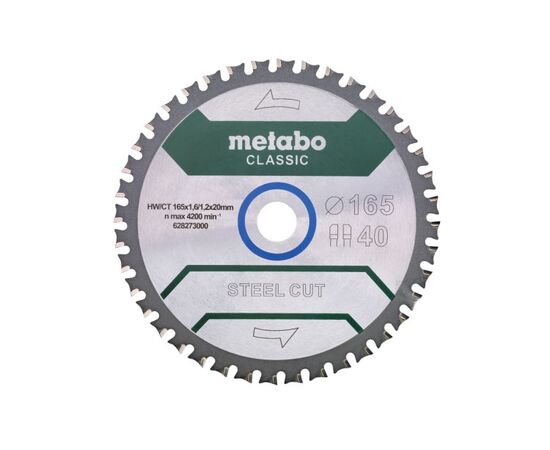Пильный диск по металлу Metabo Z40 FZFA/FZFA 165x20 мм (628273000)