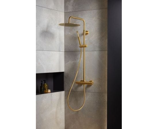 Shower system with thermostat Moza Gold KFA
