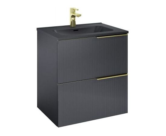 Мебель для ванной  Elita ''SOHO 60'' Black Matt (черный матовый,подвесной)