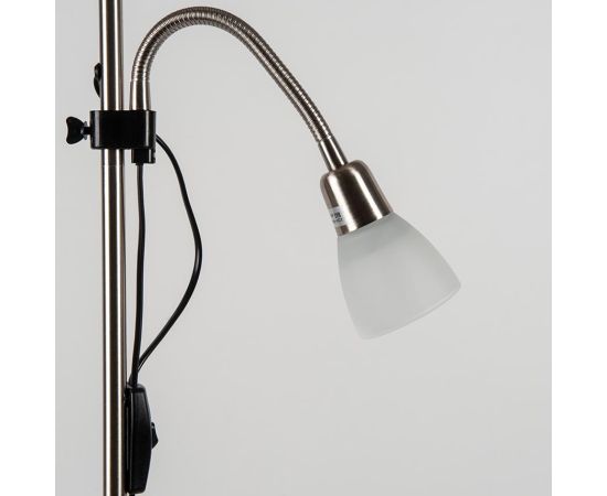 Floor lamp New Light 1 E27 1 E14 chrome white ML60831C-2x 1653/01/3480