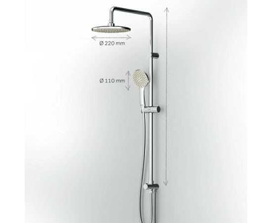 Shower system AM.PM Gem F0790000