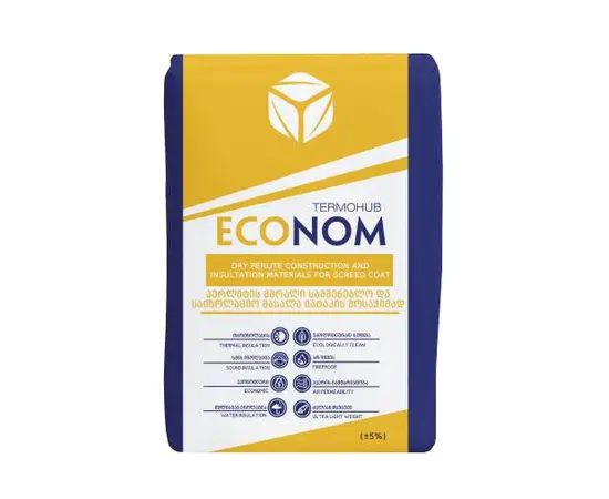 Стяжка для пола перлитовая Termohub Econom 9 кг