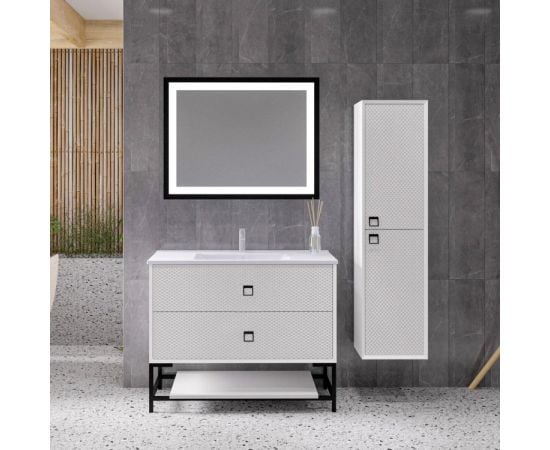 Floor cabinet with washbasin Denko Arma 85 white