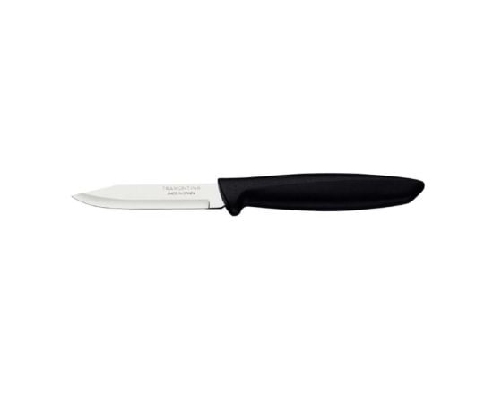 Нож для фруктов и овощей TRAMONTINA PLENUS 15180 8см черный
