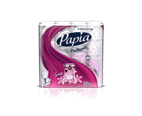 სამფენიანი ტუალეტის ქაღალდი სურნლით Papia 32 ც