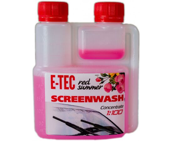 შუშის საწმენდი სითხე საზაფხულო E-TEC Red Summer 250 მლ