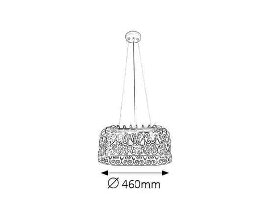 Подвес Rabalux Alessandra 2162 E27 2x MAX 60W