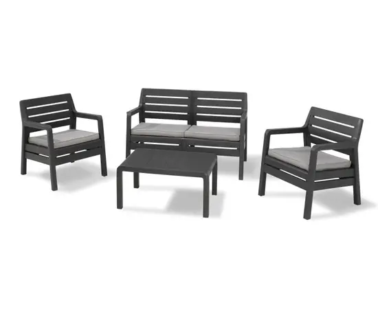 Set of garden furnitiure Delano Allibert graphite