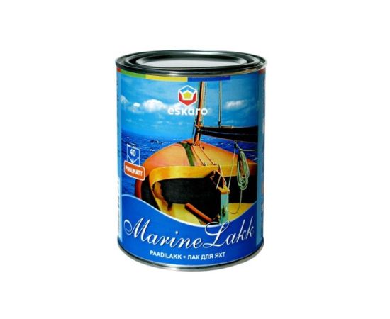 Уретан-алкидный полуматовый лак Eskaro Marine Lakk 40 2.4 л