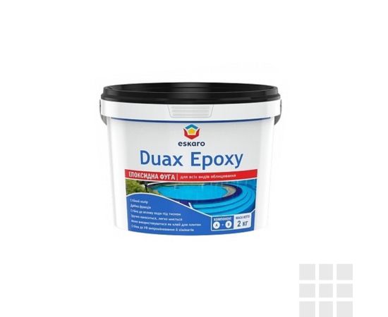 Затирка эпоксидная Eskaro Duax Epoxy N210 белая 2 кг