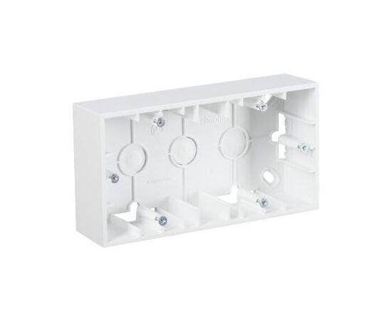 Коробка для наружного монтажа Simon 1590752-030 2 поста белая