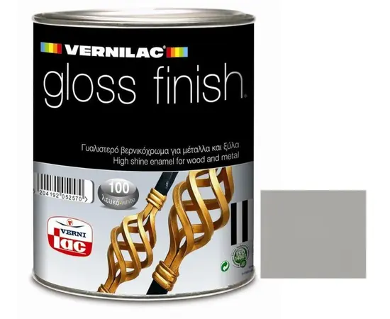 საღებავი ზეთის Vernilac Gloss finish No 114 pebble პრიალა 750 მლ