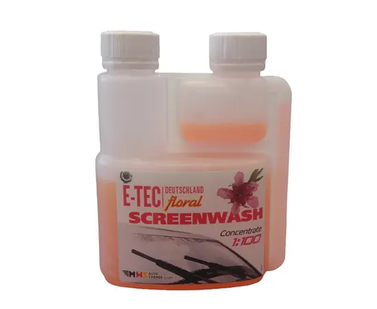 შუშის საწმენდი სითხე E-TEC ატამი 250 მლ