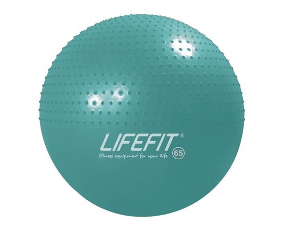 Мяч для гимнастики синий LIFEFIT 65 см