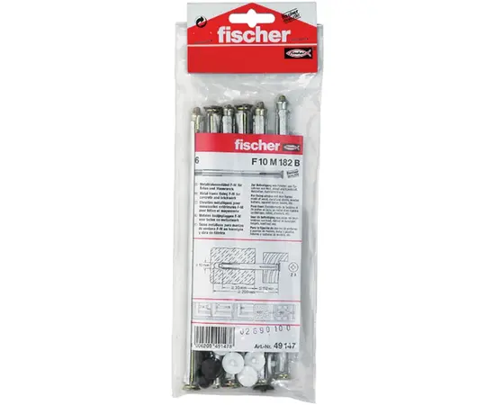 ჩარჩოს დიუბელი Fischer F10M 182 B 6 ც.