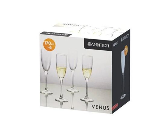 Бокал для шампанского Ambition VENUS 6шт AM-P4783-6 170мл