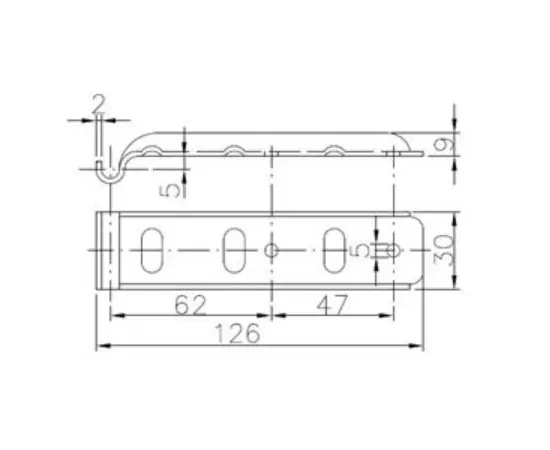 Ответная часть бортового замка Al-ko BVG 10-A 1860071