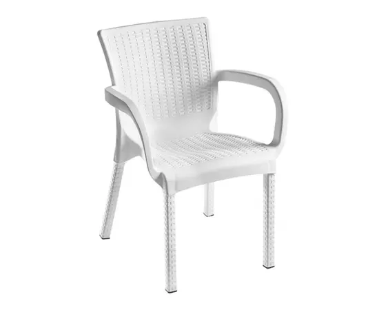 Armchair ORKIDE RATTAN White
