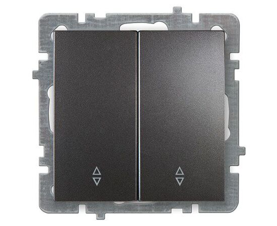 Switch pass-through without frame Nilson TOURAN 24160409 2 key anthracite