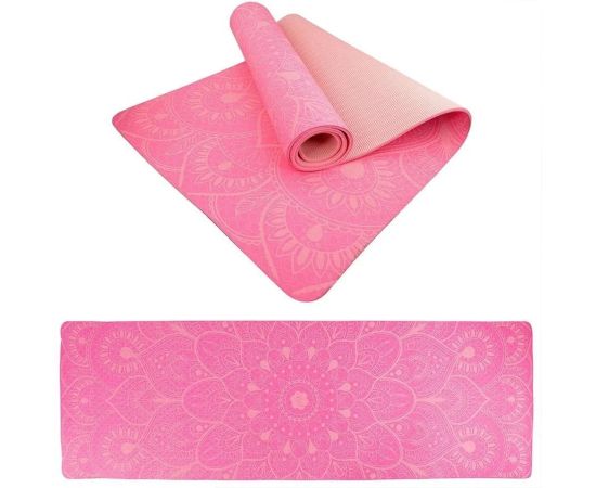 Yoga mat pink LIFEFIT