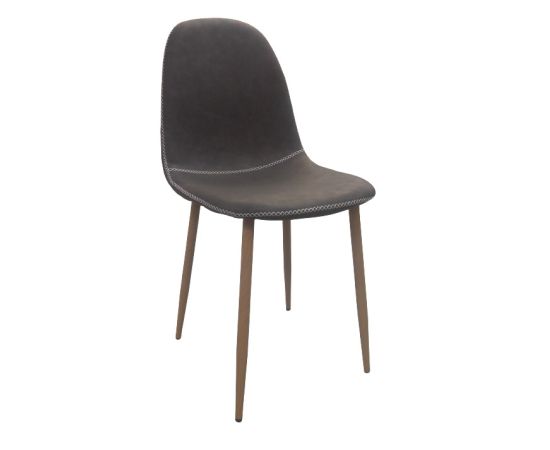 Leather kitchen chair gray BM-DC006