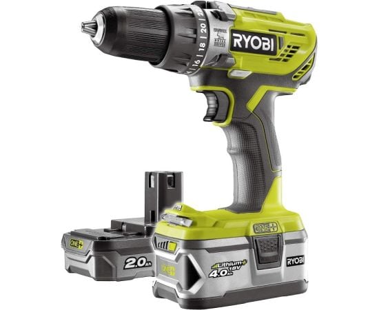 Cordless impact drill-screwdriver Ryobi R18PD3-242S 18V