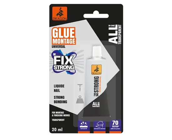 Mounting adhesive universal Dragon DKMFP020BE/BL 20 ml