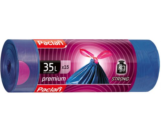 Пакеты для мусора Paclan Premium 35 л 15 шт
