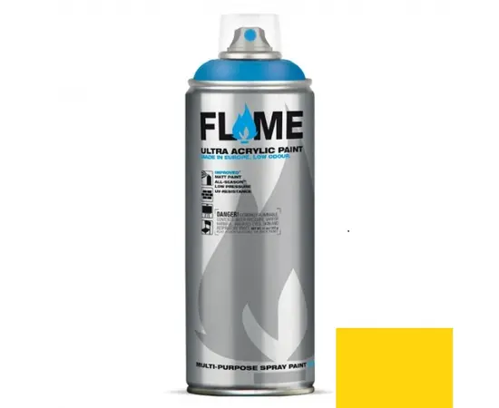Краска-спрей FLAME FB104 желтый 400 мл